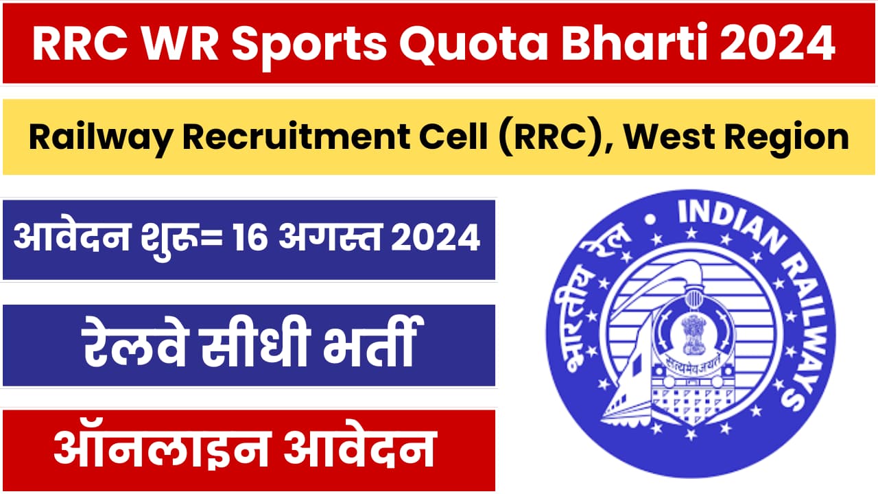 RRC WR Sports Quota Recruitment 2024