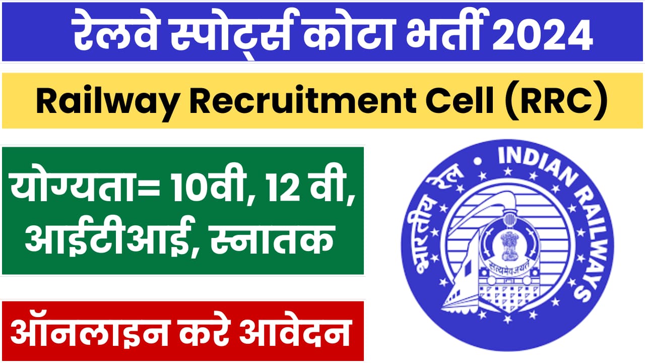 RRC SR Sports Quota Recruitment 2024